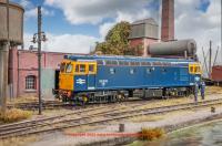 3338 Heljan Class 33/2 Diesel Locomotive number 33 202 in BR Blue livery - orange cantrail and headlight
